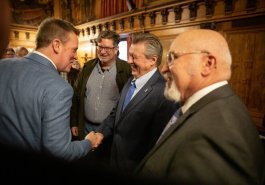 Senator Jim Brewster attends Sunday Hunting Bill Signing in Pennsylvania State Capitol :: December 17, 2019