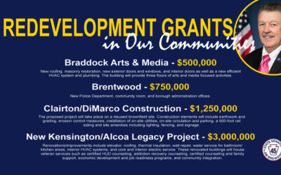 Senator Brewster Announces $5.5 Million in Redevelopment Grants