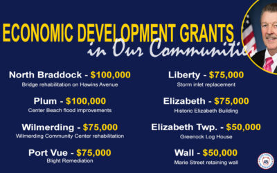 45th Senate District to Receive $600,000 for Economic Development Projects