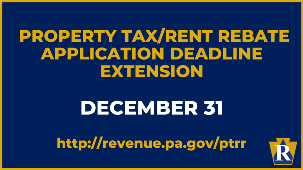 Sen. Brewster: Property Tax/Rent Rebate Application Period Extended to December 31